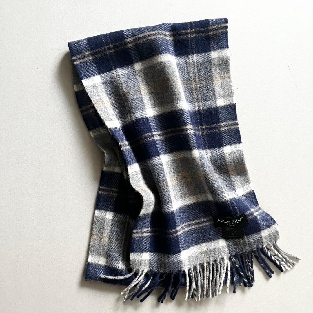 Joshua Ellis ジョシュアエリス／ウール100%マフラー