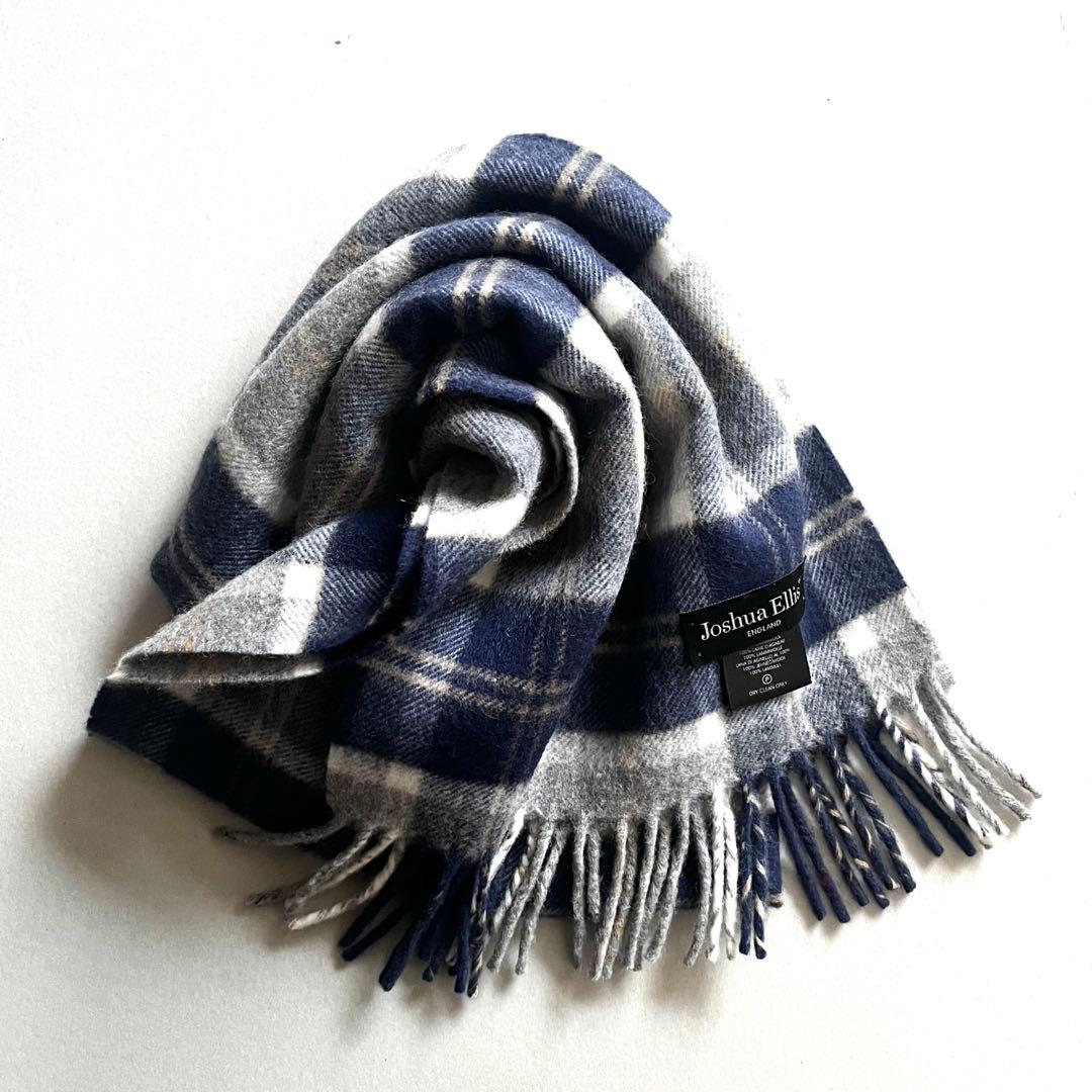 Joshua Ellis ジョシュアエリス／ウール100%マフラー