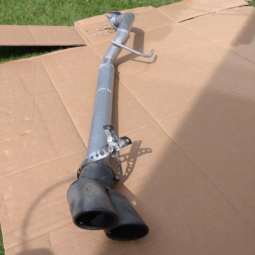 キューブz12 デュアル マフラー シルバー