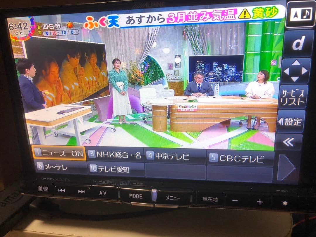 アルパイン 8インチSDナビ X008V HDMI接続 ファイヤTV接続可能