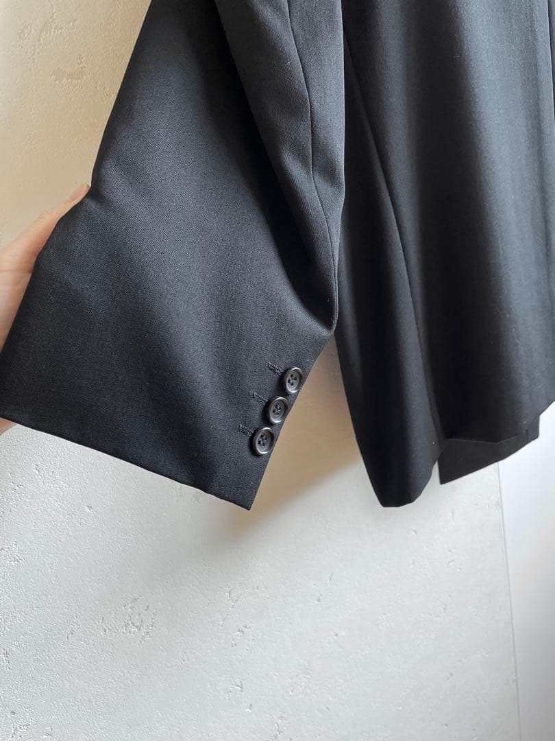 COMMEdesGARÇONS ブラックスーツ上下セットアップジャケットパンツ