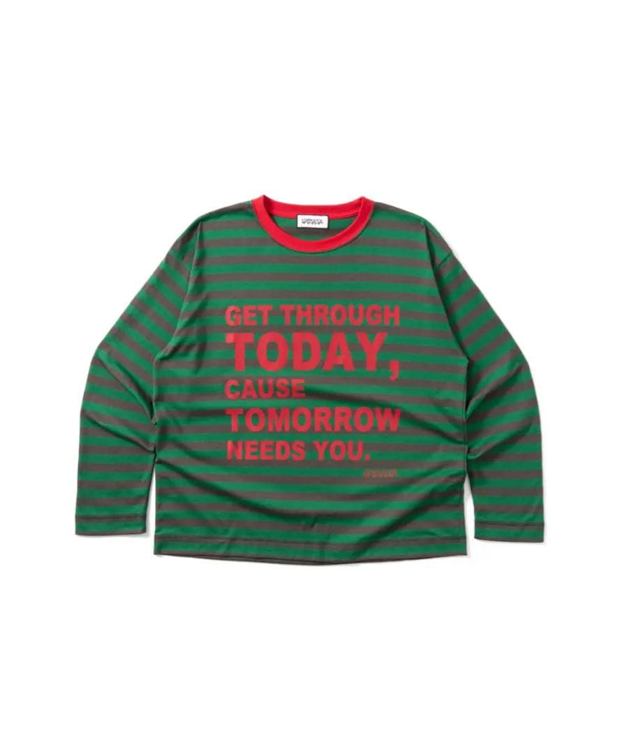 LIFEMANIA DAILY PULSE ボーダー　ロンT