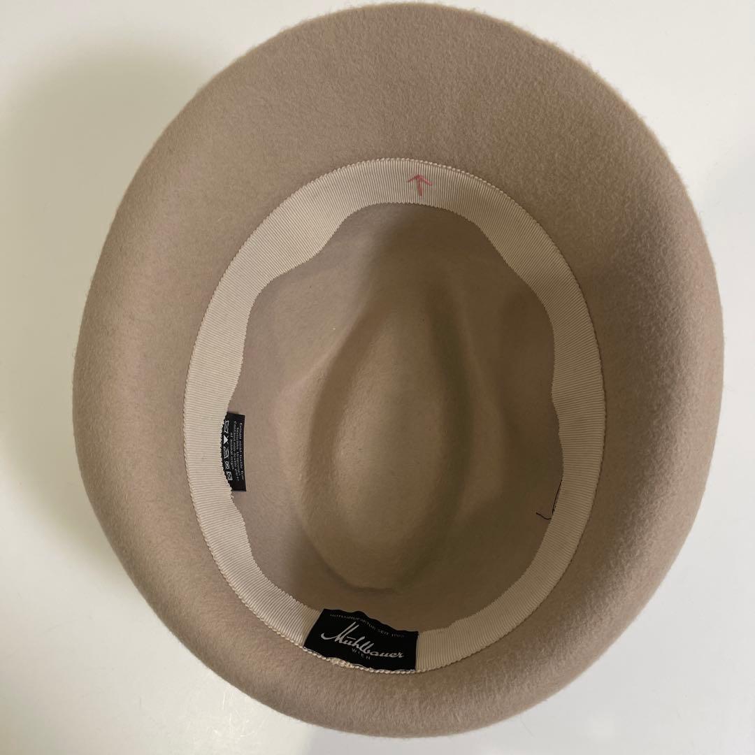 Millbauer ベージュ ウールフェルトハット　CA4LA購入