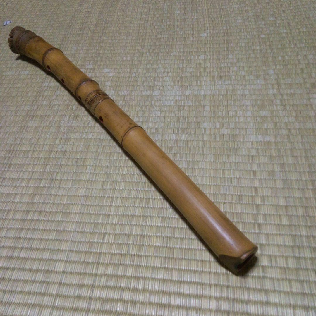尺八 竹鳳 銘2箇所入り 全長56cm