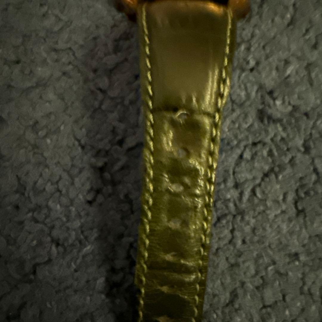 GaGaMILANOグリーン レザーベルト マヌアーレ48mm