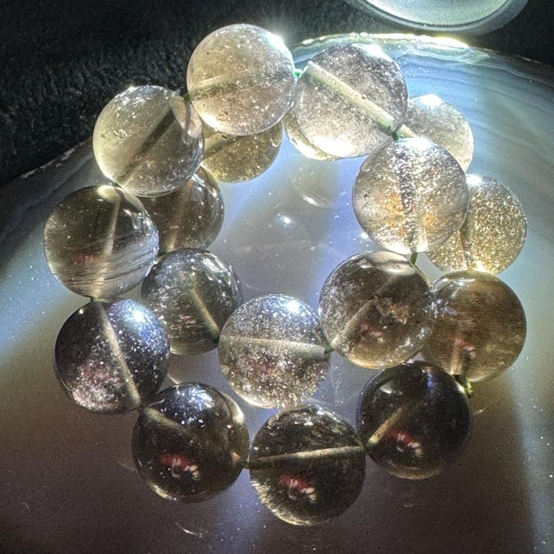 アリゾナテクタイト願い叶える宝石◇チンターマニストーン◇ブレスレット約12.1㎜