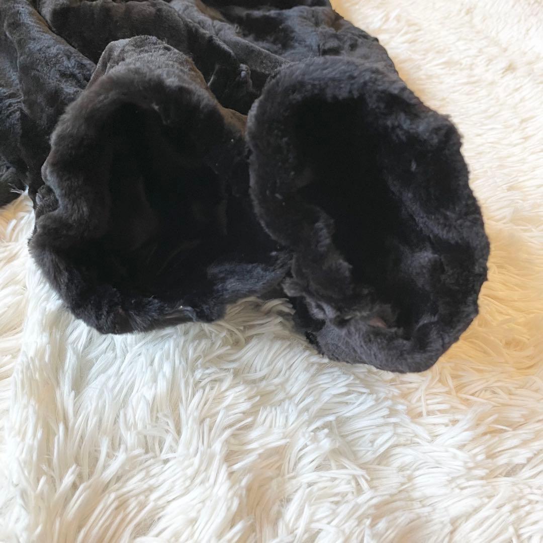 ジャケット・アウター Sheared Mink Long Coat Free Size Brown