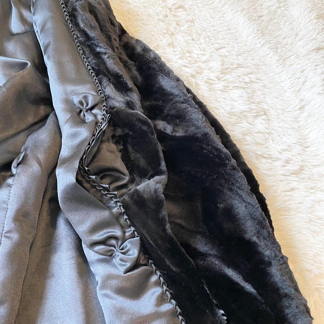 ジャケット・アウター Sheared Mink Long Coat Free Size Brown