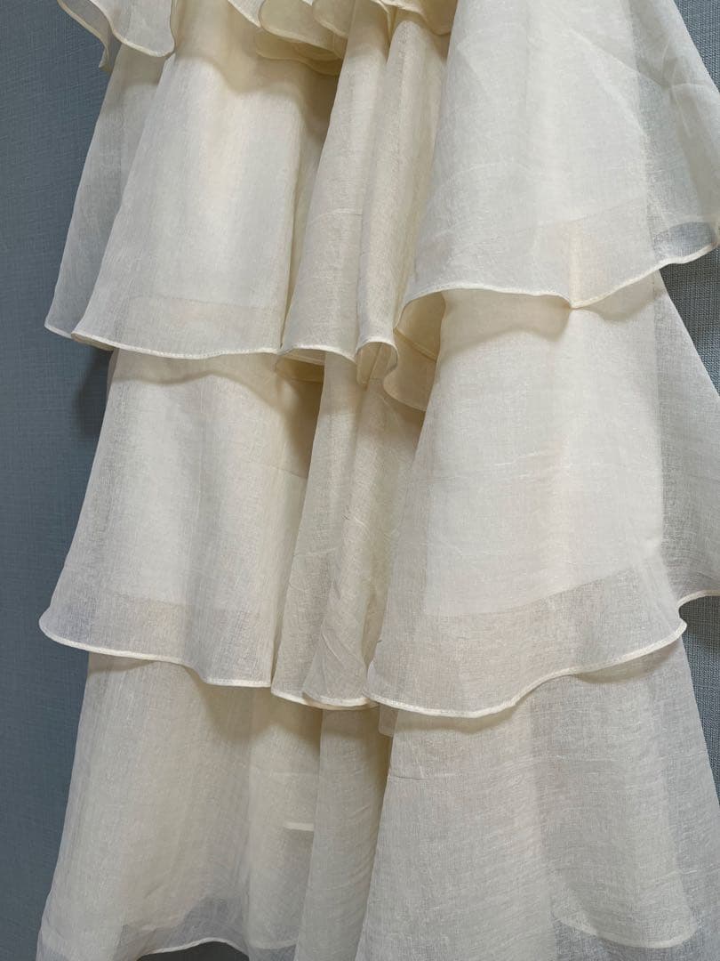 celon frilly tiered dress セロン アイボリー