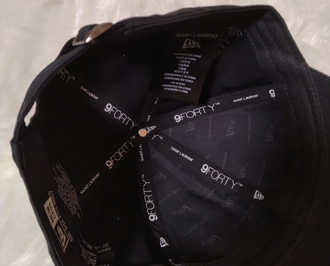 最終価格NEWERA Saint Laurentコラボキャップ