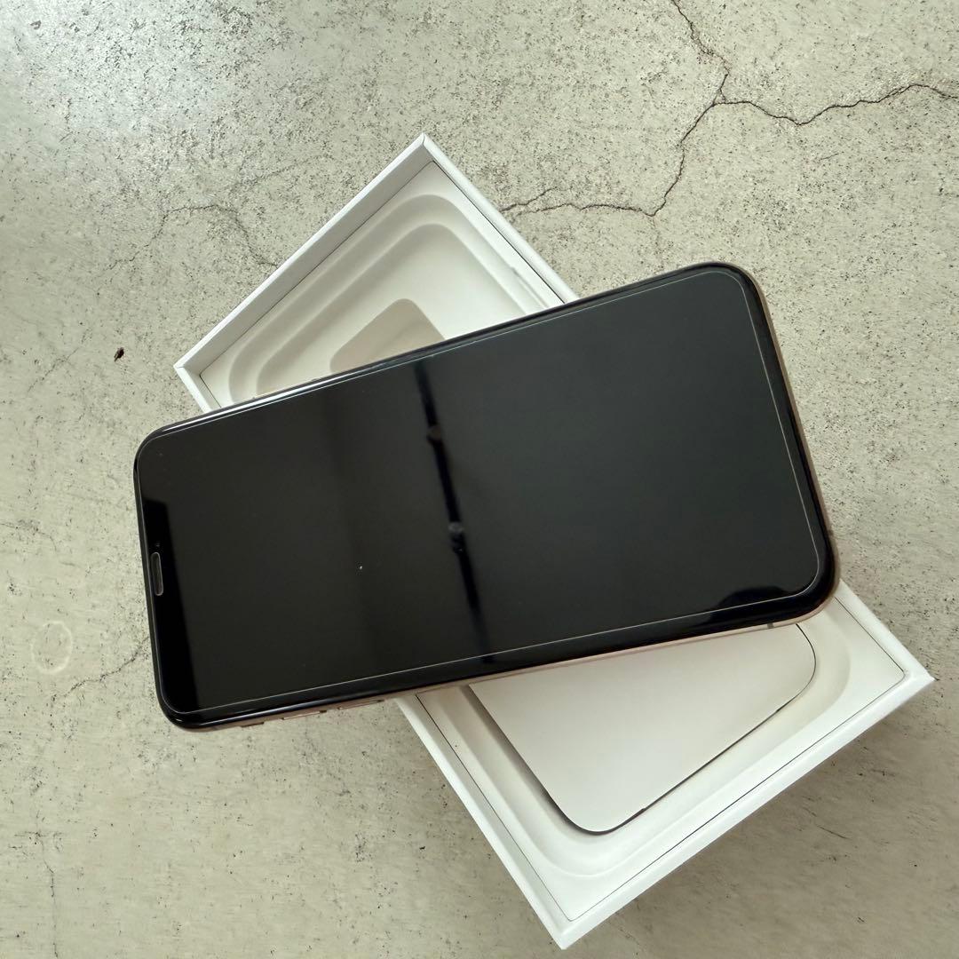 Apple iPhone XS ゴールド 本体　画面線あり