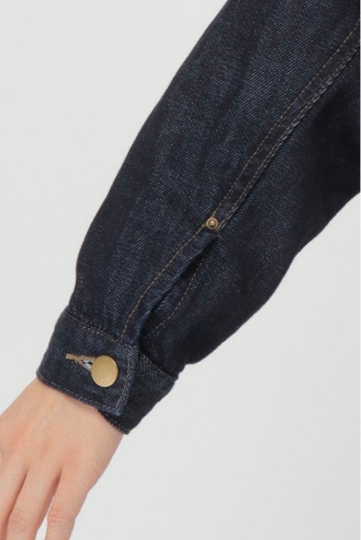 セットアップ LBC ノーカラーGジャン ゆるテーパードデニム M タグ付