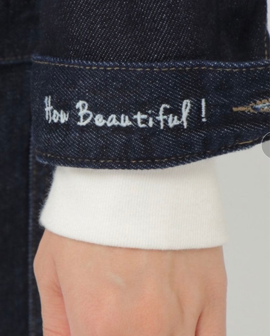 セットアップ LBC ノーカラーGジャン ゆるテーパードデニム M タグ付