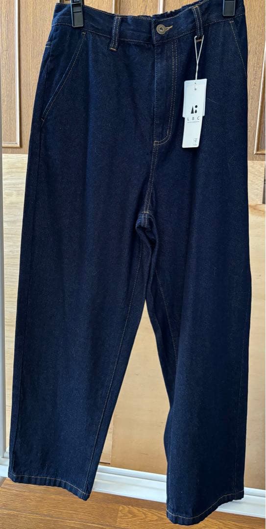 セットアップ LBC ノーカラーGジャン ゆるテーパードデニム M タグ付