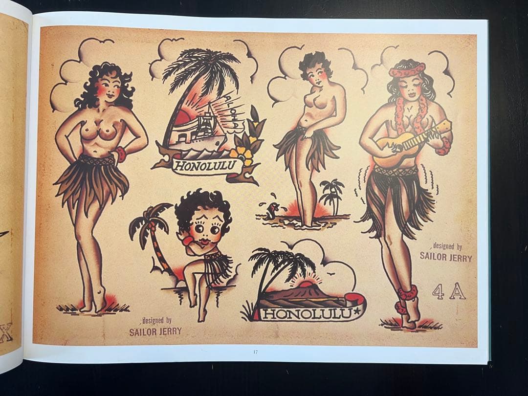 (廃盤) Sailor Jerry Tattoo Flash 本　vol.1
