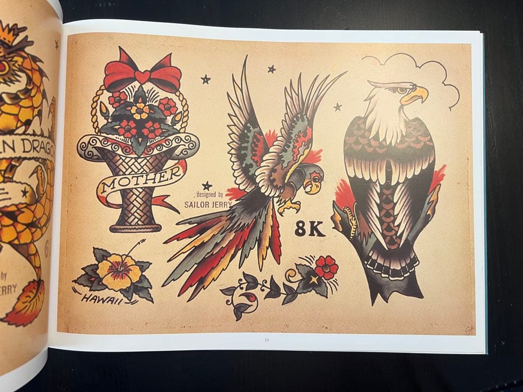(廃盤) Sailor Jerry Tattoo Flash 本　vol.1