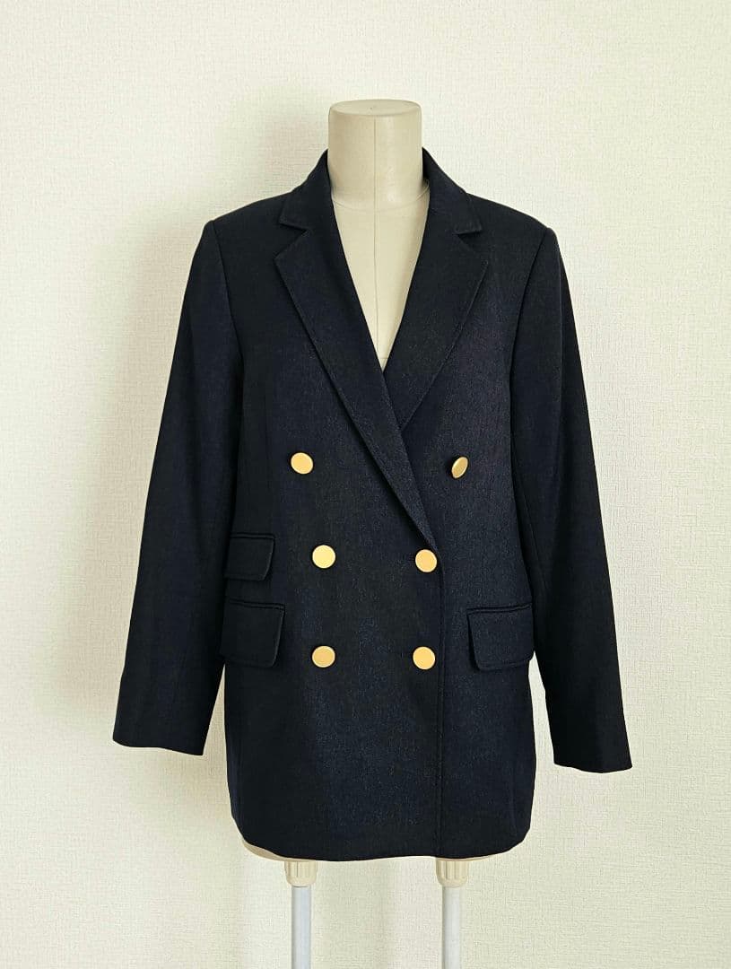 【最終価格】◆シップスエニィ　アイビーブレザーダブルジャケット