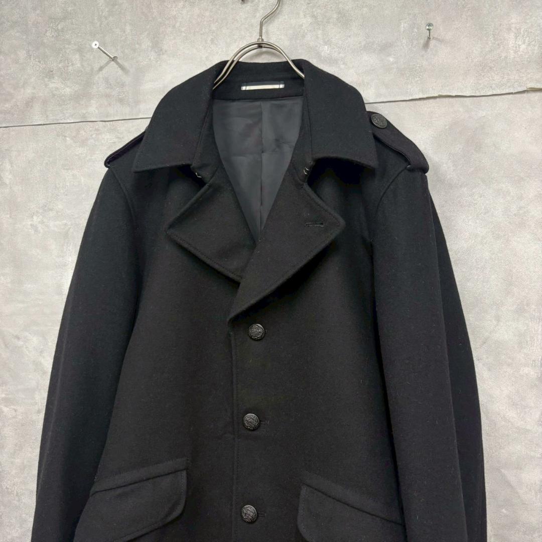 Paul smith ウールコート 装飾ボタン 通勤用 ビジネス N1655