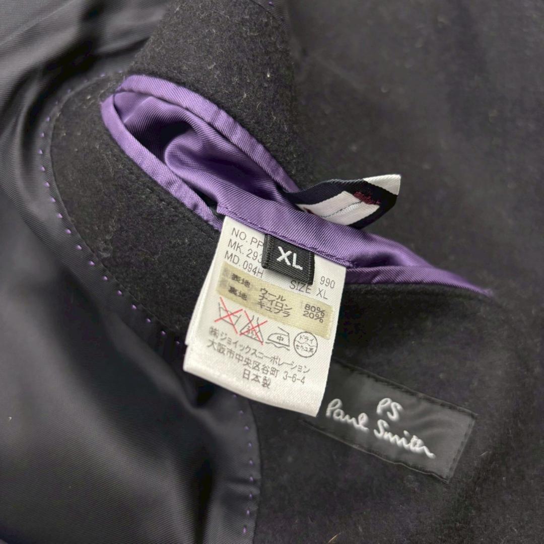 Paul smith ウールコート 装飾ボタン 通勤用 ビジネス N1655