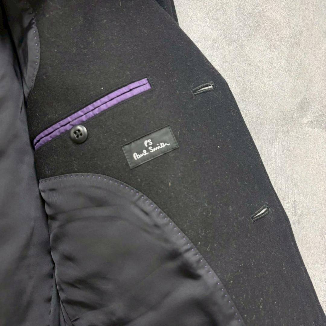 Paul smith ウールコート 装飾ボタン 通勤用 ビジネス N1655