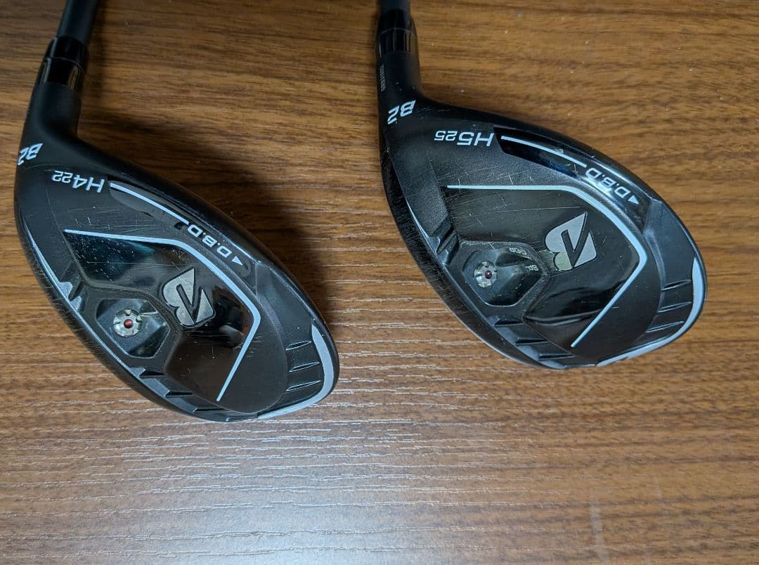 ブリヂストンB2ユーティリティH4.22度、H5.25度.2本セット