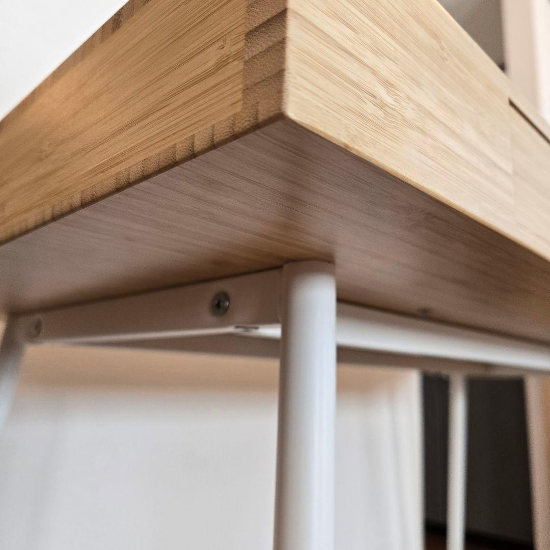 送料込 ほぼ未使用 IKEA 102×49cm PCデスク LILL ASEN