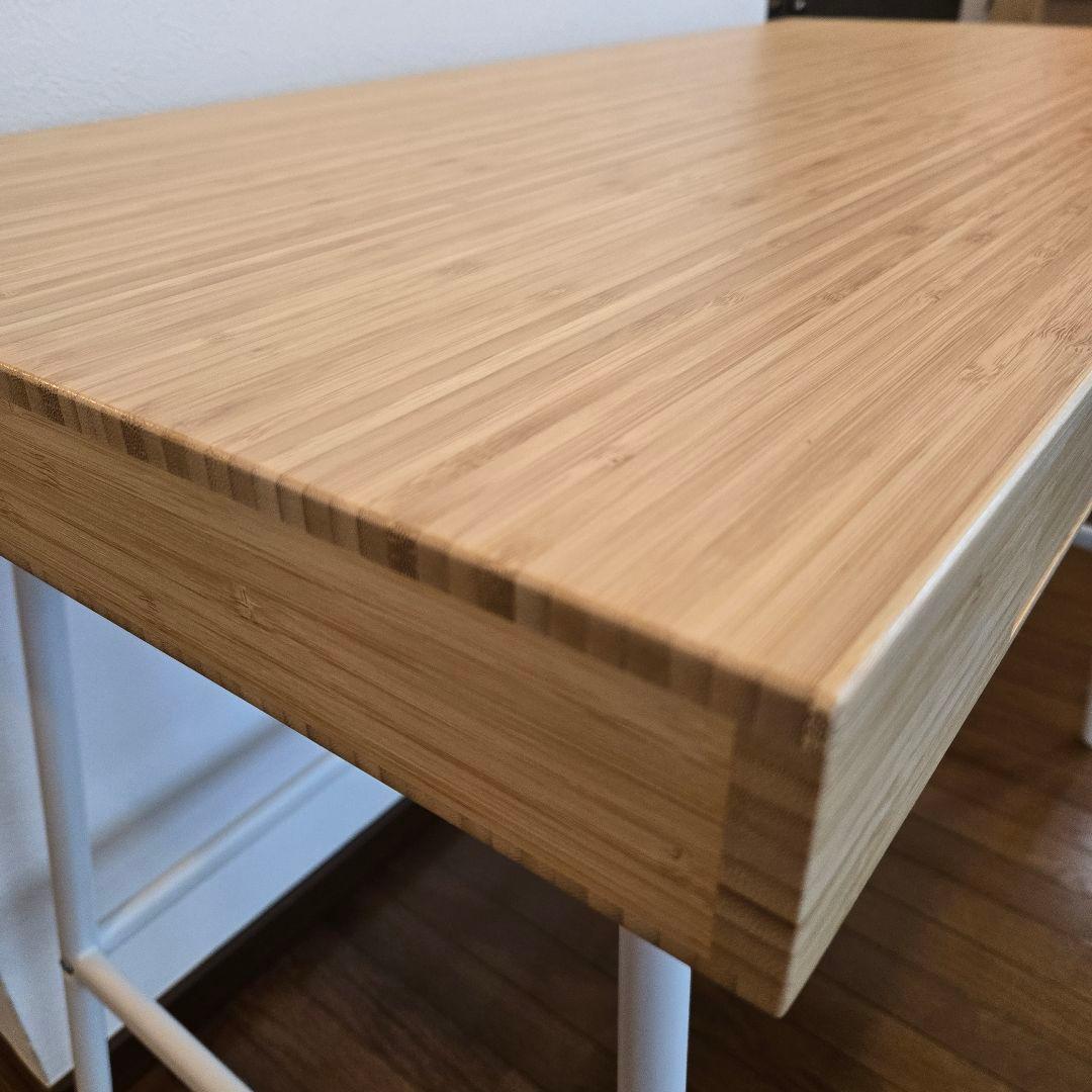 送料込 ほぼ未使用 IKEA 102×49cm PCデスク LILL ASEN