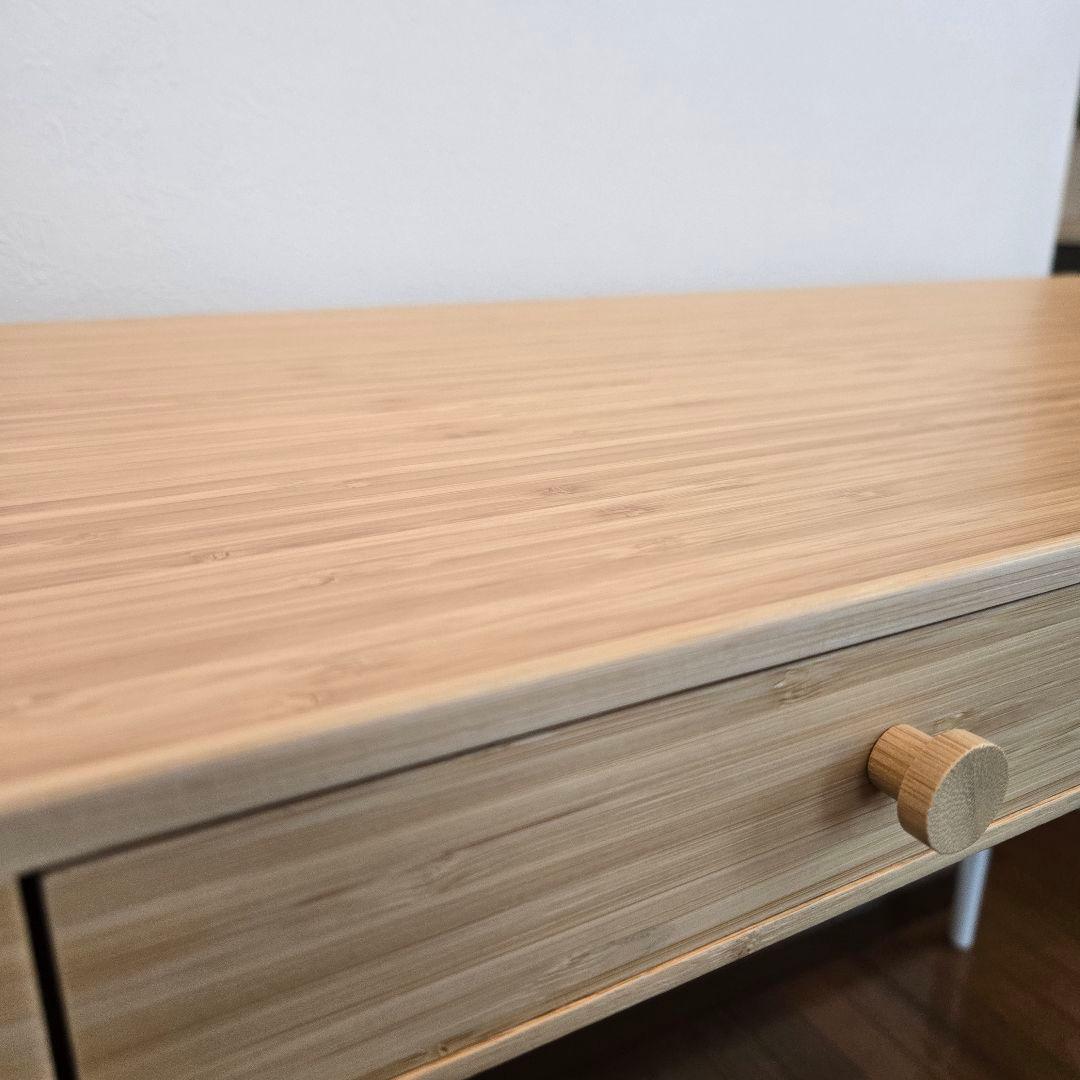 送料込 ほぼ未使用 IKEA 102×49cm PCデスク LILL ASEN