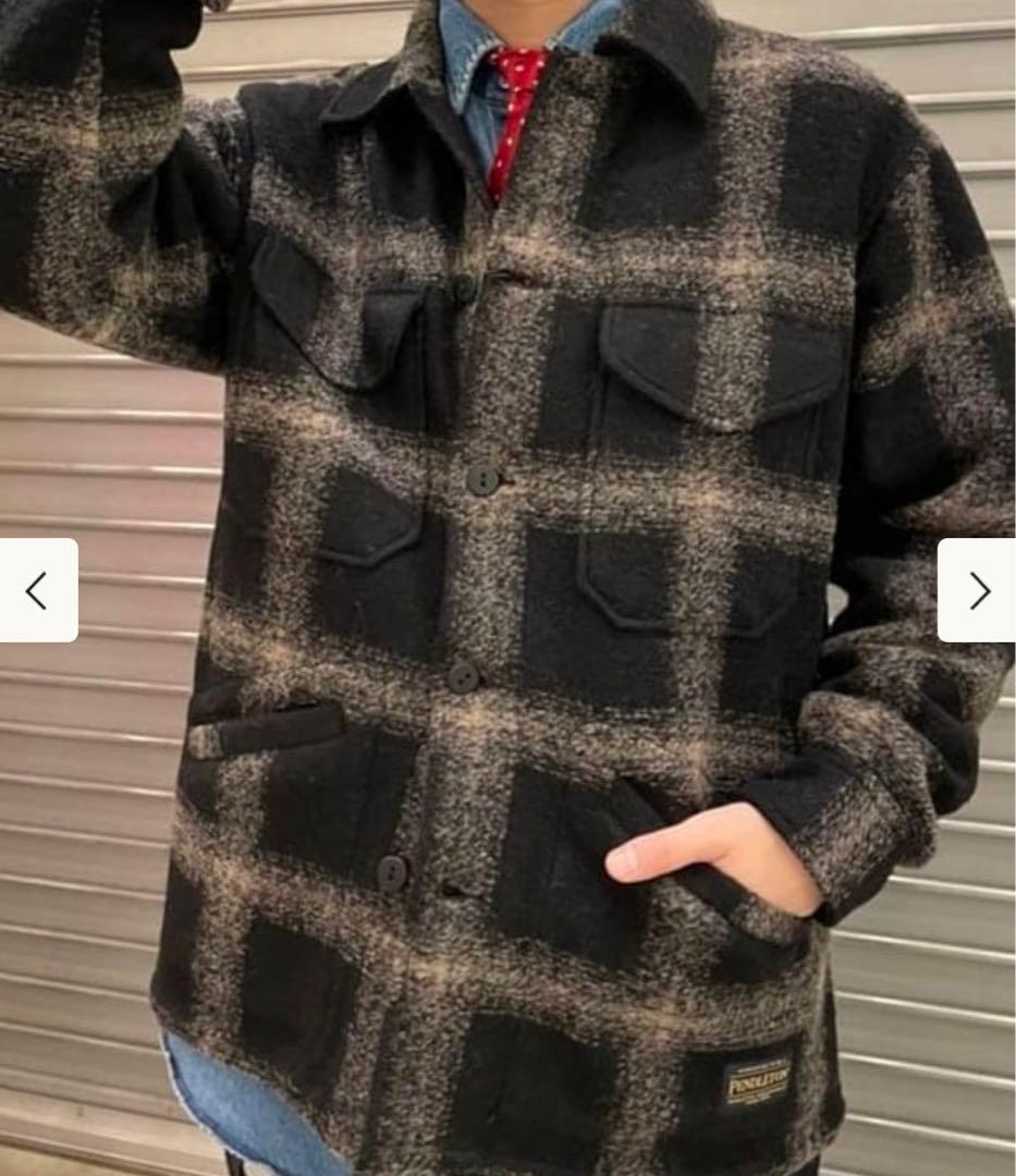 ペンドルトン PENDLETON BEAMS オンブレチェックウール ジャケット