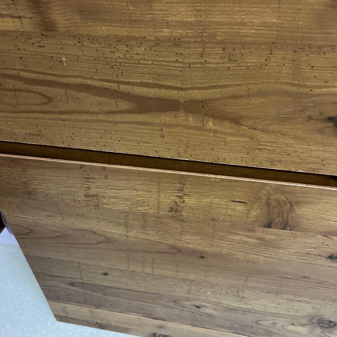 送料込　モダンデコ食器棚 カップボード　木目　ナチュラル　北欧　キッチン収納