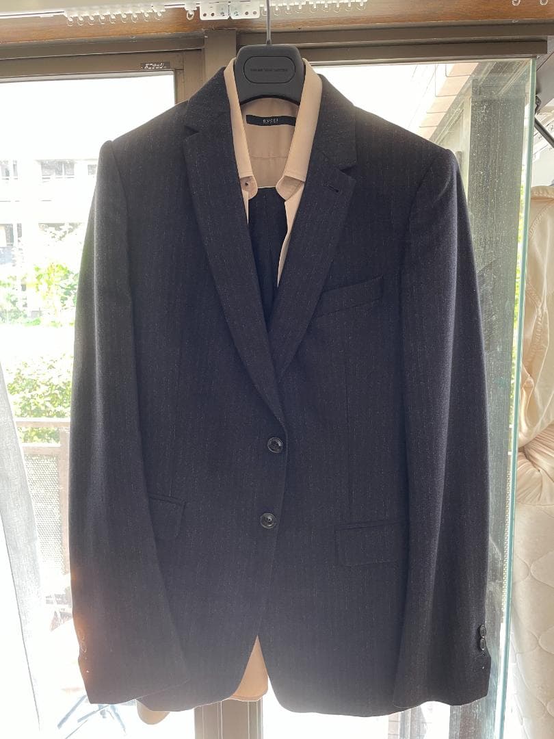 DRIES VAN NOTEN ストライプスーツ セットアップ サイズ48