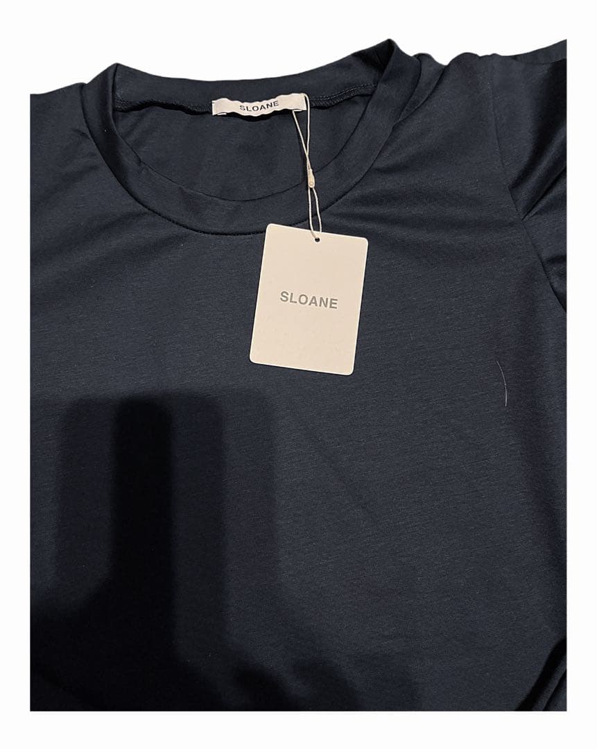 新品未使用 SLOANE バブルのロンT boutique310ネイビー