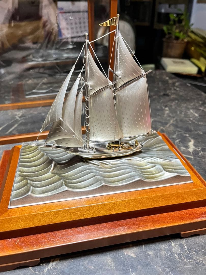 篠原です 武比古　銀製　帆船　シルバー985　重量78グラム