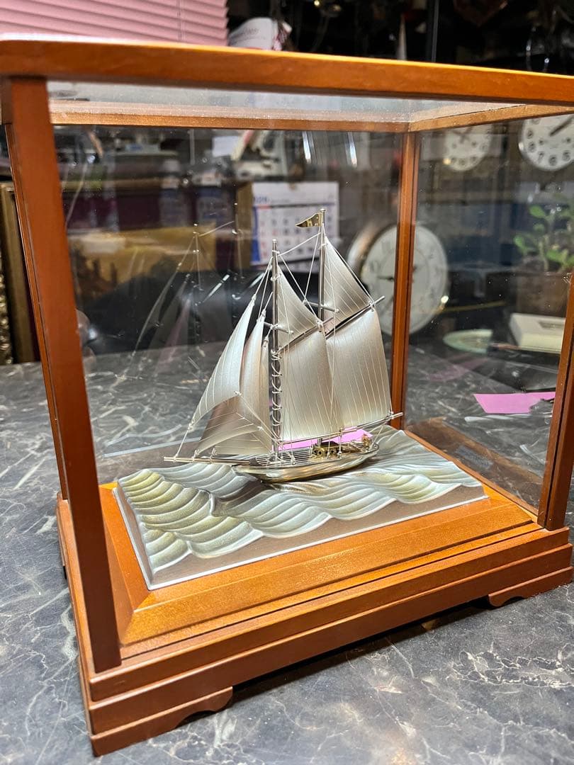 篠原です 武比古　銀製　帆船　シルバー985　重量78グラム