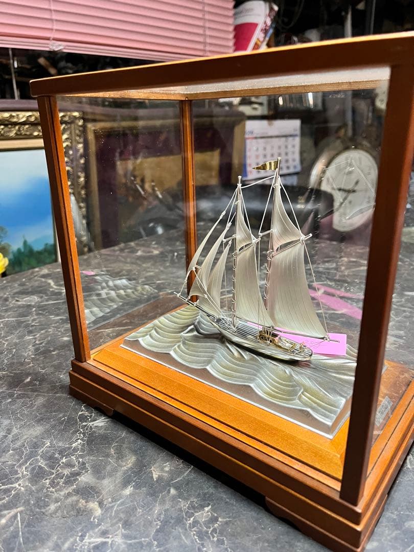 篠原です 武比古　銀製　帆船　シルバー985　重量78グラム