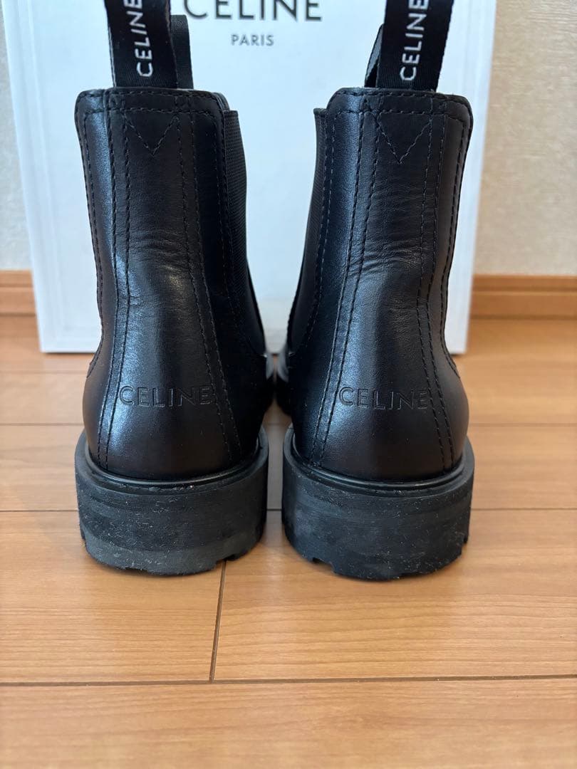 R*u様 CELINE マーガレット チェルシーブーツ41 ブラック黒セリーヌ