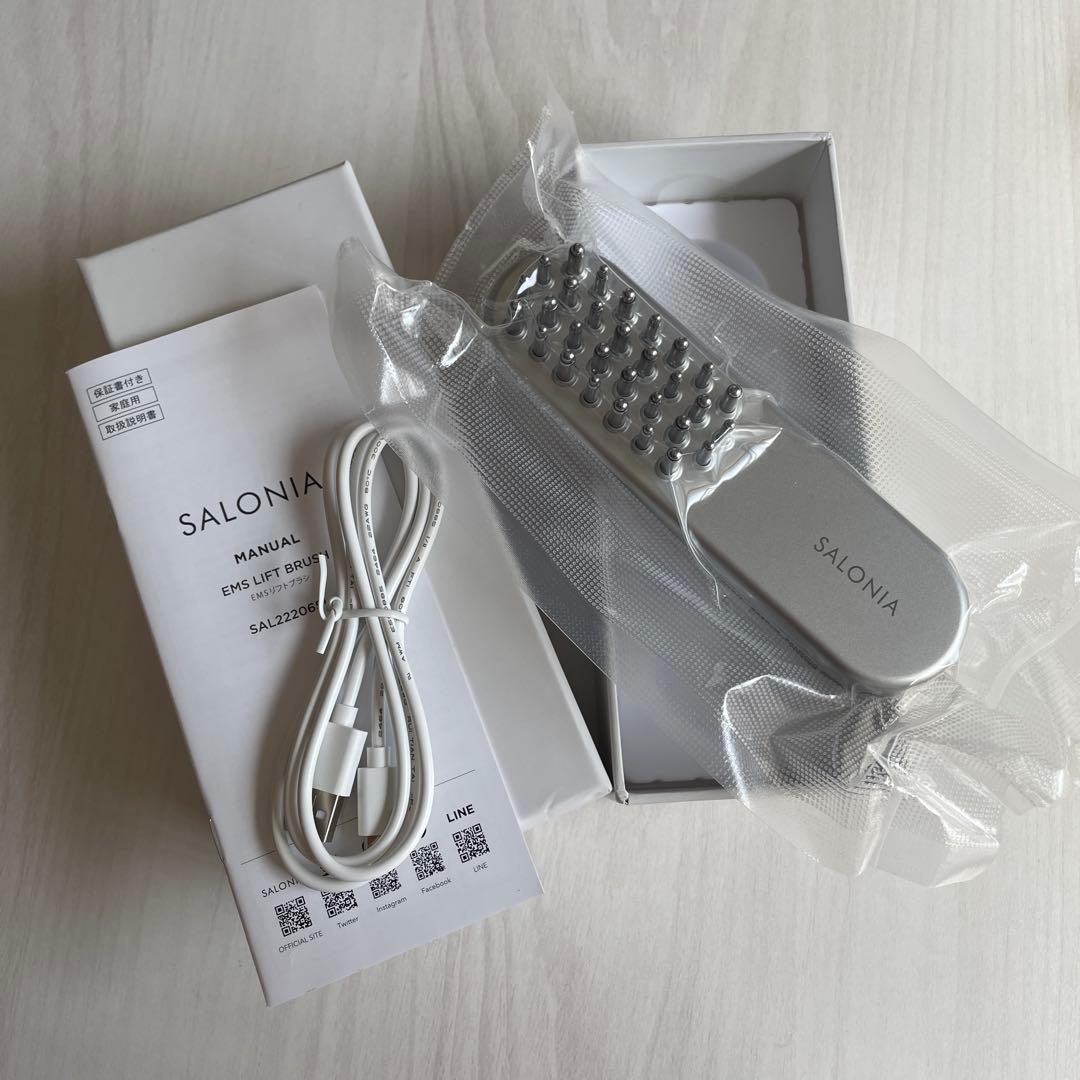SALONIA EMS LIFT BRUSH 美顔器