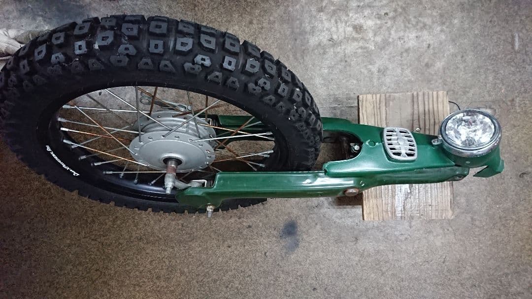 ホンダ スーパーカブ　太足前後ホイールフォークセット　引き取り2000円引き