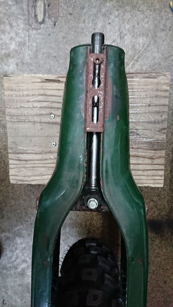 ホンダ スーパーカブ　太足前後ホイールフォークセット　引き取り2000円引き