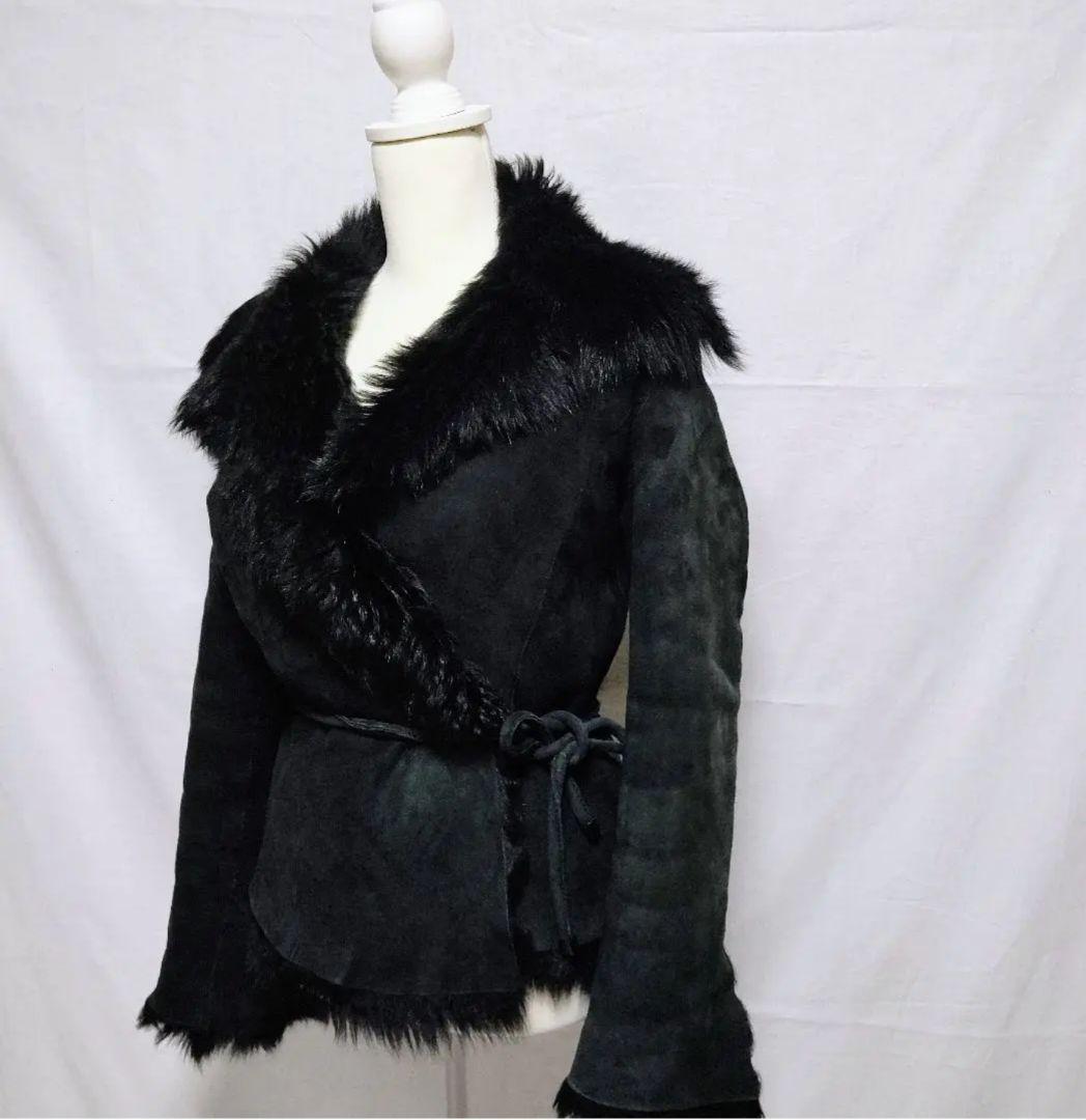 ノーベスパジオ NOVESPAZIO リアル ムートン ファーコート 毛皮コート