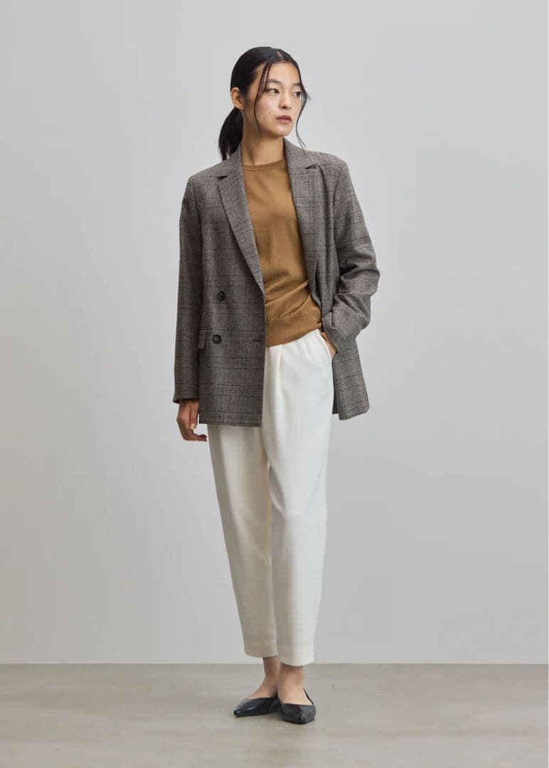 SOÉJU タックパンツ XS ホワイト　定番