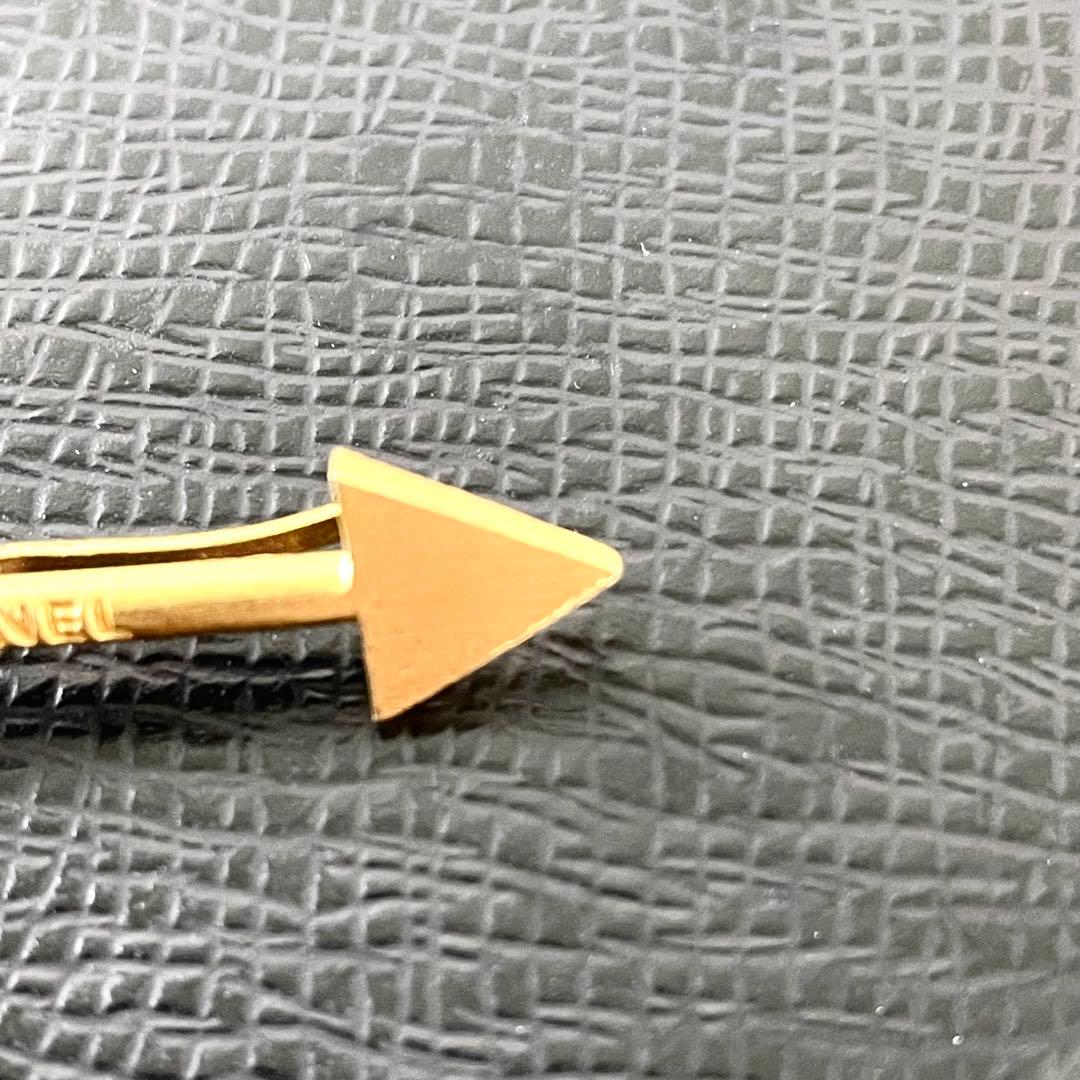 シャネル　CHANEL ヘアピン　ココマーク　ゴールド　ハート　ブラック　黒