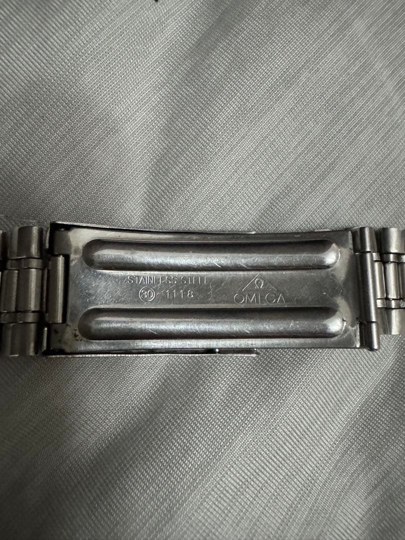 オメガ　純正　ステンレススチール メタルブレスレット 19mm
