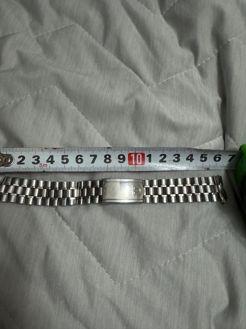 オメガ　純正　ステンレススチール メタルブレスレット 19mm