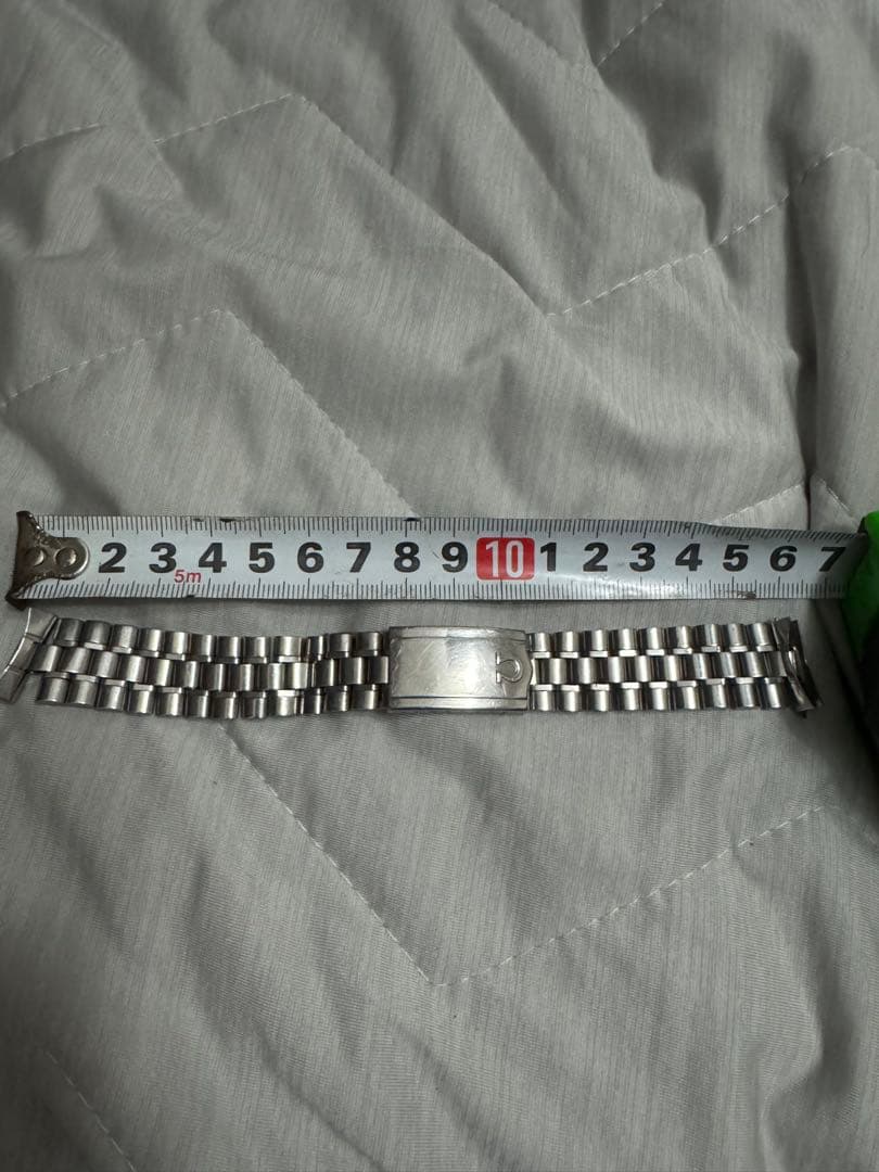 オメガ　純正　ステンレススチール メタルブレスレット 19mm