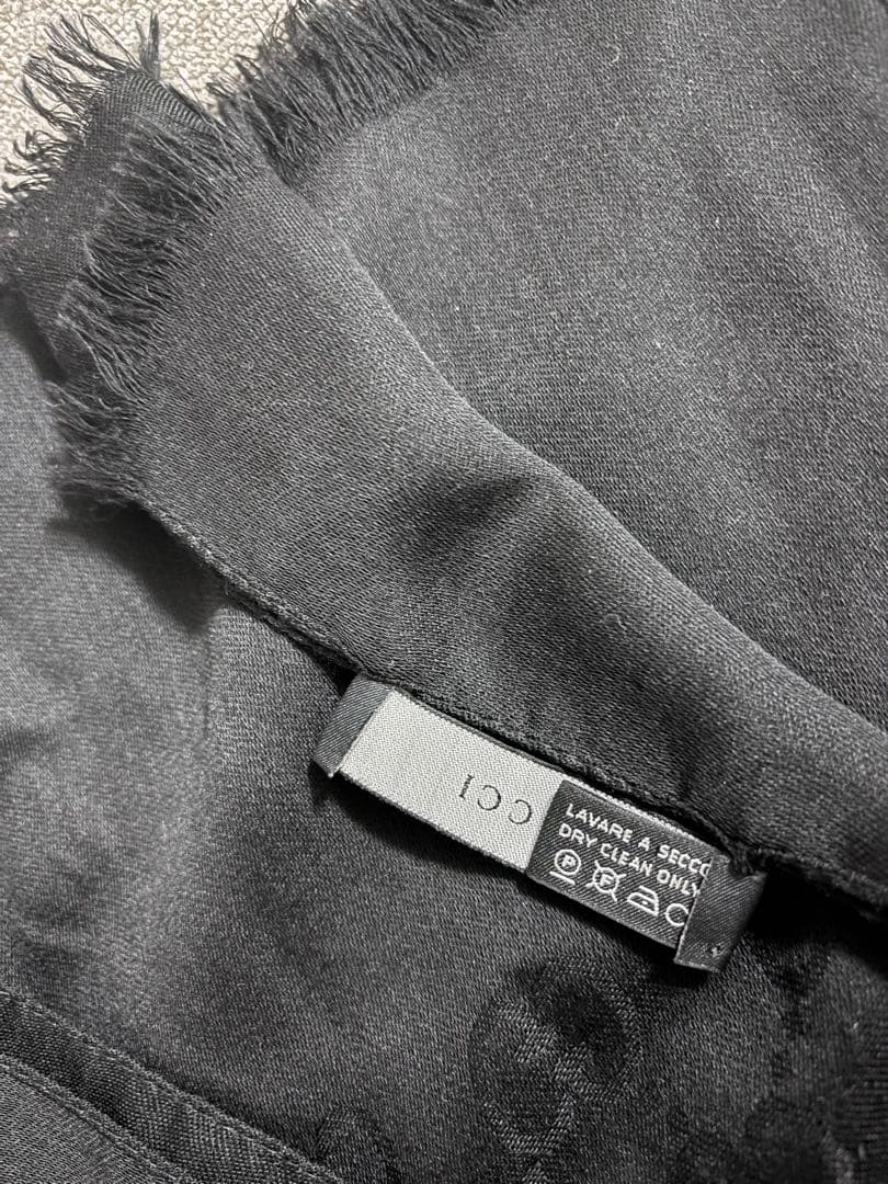 おしるこGUCCI 黒 ストール・ショール　美品