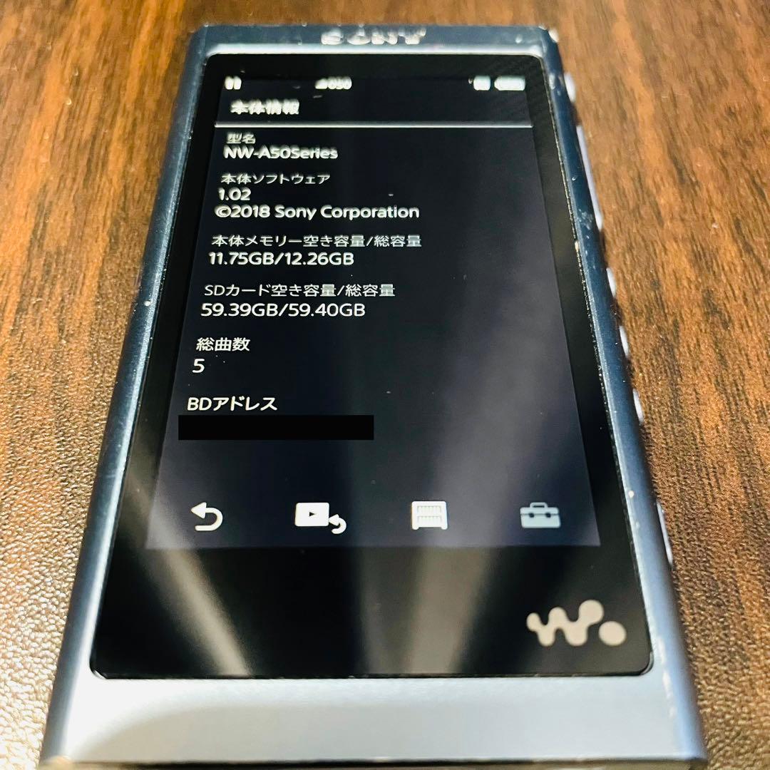 SONY Walkman ウォークマン NW-A50Series SDカード入り