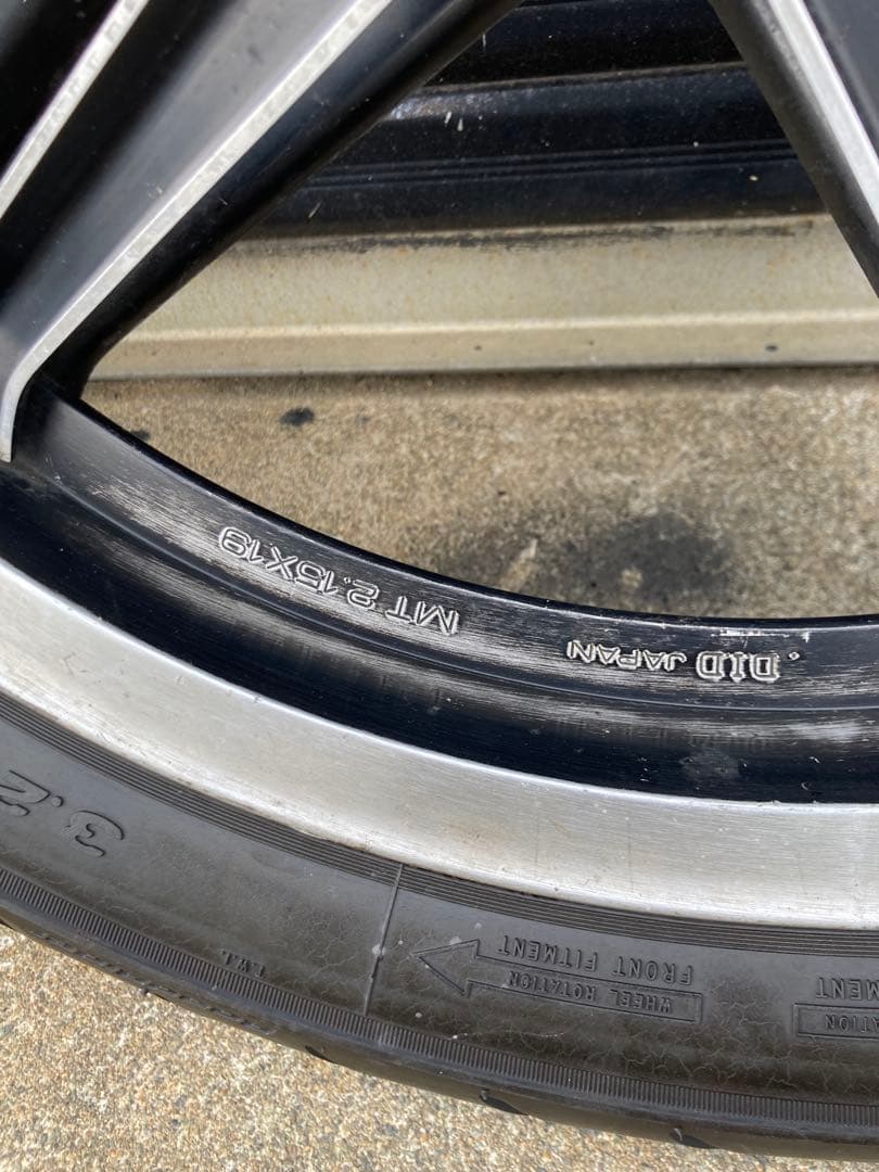 CB750F RC04 FB ホイール前後セット　裏コム　コムスターホイール