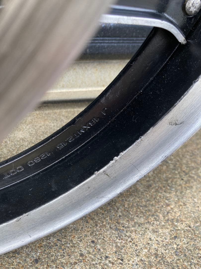 CB750F RC04 FB ホイール前後セット　裏コム　コムスターホイール