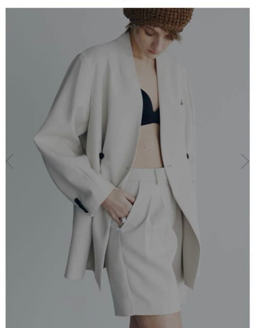 ジャケット・アウター AMERI 2WAY ARCH SLEEVE JACKET